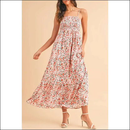 White Boho Floral Maxi Dress: from Zero to Goddess 🌼 (needful Things) - s - Dresses on Sale Worldwide Shipping