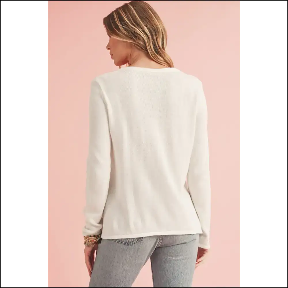 White Letter Print Sweater: so Comfy Youll Actually Want to Wear it 🤪 Needful Things - Sweaters on Sale Worldwide Shipping
