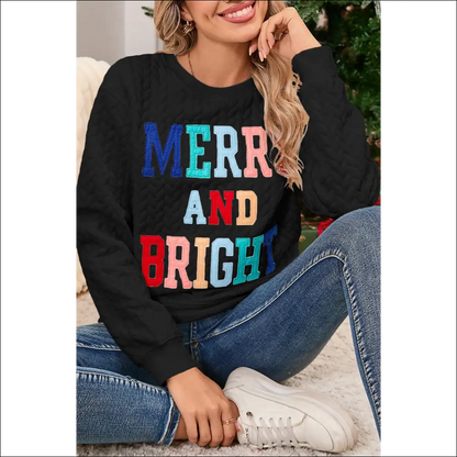 White Lucky Letter Sweatshirt: so Comfy Youll Think you Died 😇 - Black / s - Sweatshirts & Hoodies on Sale Worldwide Shipping