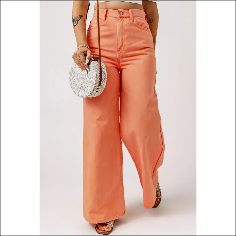 Wide Leg High Waist Jeans: my New Bf who Even Hugs Feelings 💁‍♀️ - Jeans on Sale Worldwide Shipping