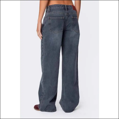 Wide Leg Jeans: Because who Needs a Diet when your Pants are this Fabulous? 😄 - Jeans on Sale Worldwide Shipping