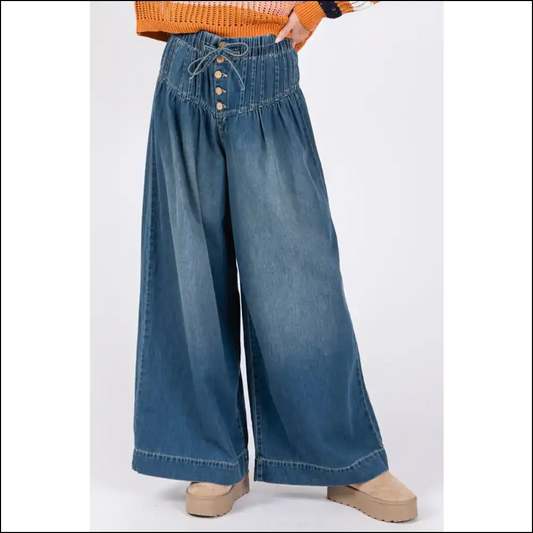 Wide Leg Jeans: Comfort so Good Pants are Jealous! 😂 | Needful Things - Blue / s - Jeans on Sale Worldwide Shipping