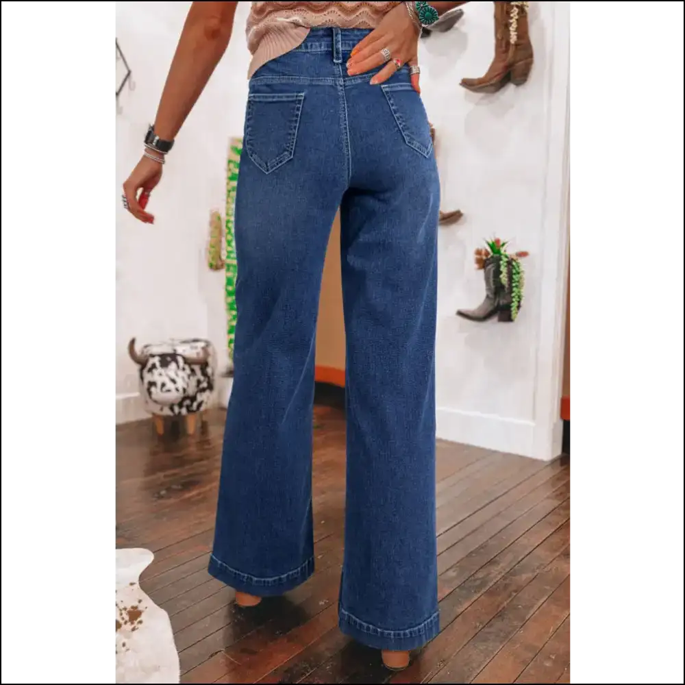Wide Leg Jeans for when you Want to Look Hot but Feel Like Pjs 🔥 - on Sale Worldwide Shipping