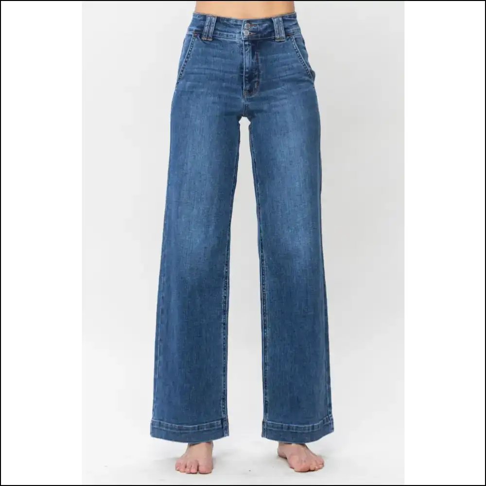 Wide Leg Jeans for when your Personality Needs More Room! 😂👖 - Medium / 0(24) - on Sale Worldwide Shipping