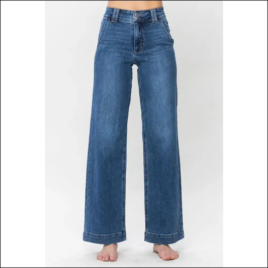 Wide Leg Jeans for when your Personality Needs More Room! 😂👖 - Medium / 0(24) - on Sale Worldwide Shipping