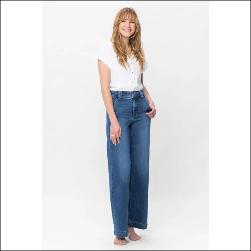 Wide Leg Jeans for when your Personality Needs More Room! 😂👖 - on Sale Worldwide Shipping