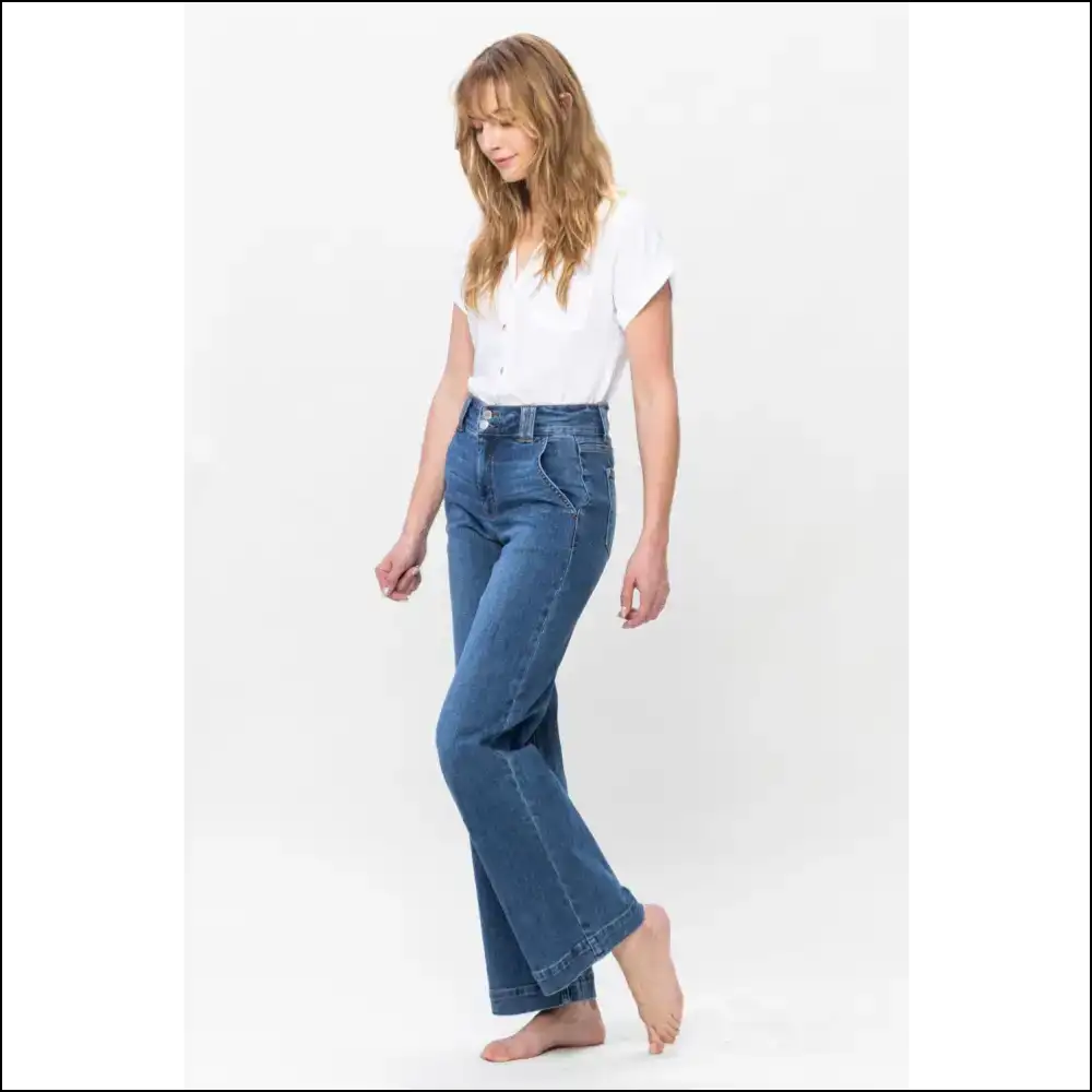 Wide Leg Jeans for when your Personality Needs More Room! 😂👖 - on Sale Worldwide Shipping