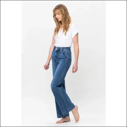 Wide Leg Jeans for when your Personality Needs More Room! 😂👖 - on Sale Worldwide Shipping