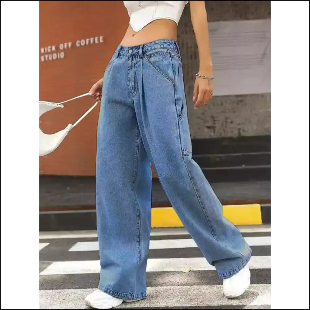 Wide Leg Jeans: Freedom for your Legs and Mischief Soul 😈 - Jeans on Sale Worldwide Shipping