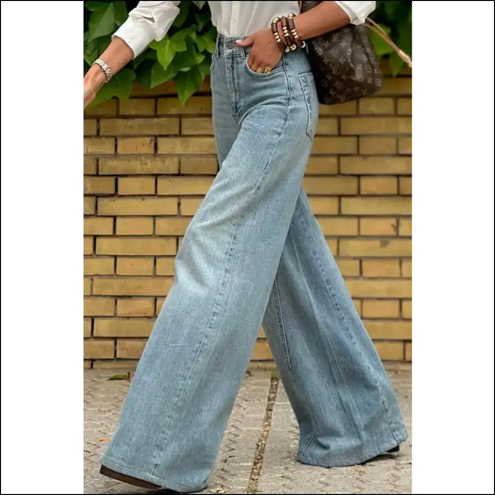 Wide Leg Jeans: where Comfort Meets Catwalk – Strut Like no One’s Watching! - Jeans on Sale Worldwide Shipping