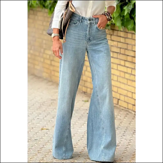 Wide Leg Jeans: where Comfort Meets Catwalk – Strut Like no One’s Watching! - Medium / 14 - Jeans on Sale Worldwide Shipping