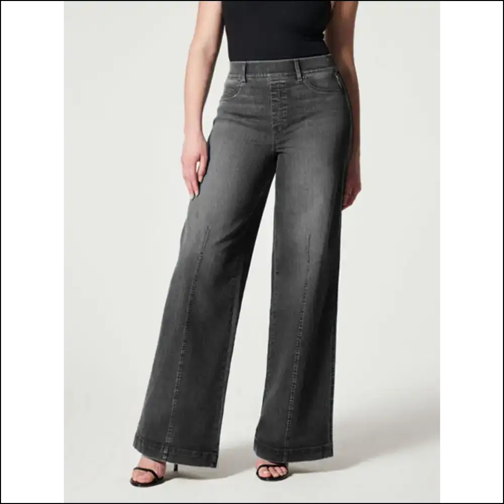 Wide Leg Long Jeans: Because your Legs Deserve a Standing Ovation! - Black / Xl - Jeans on Sale Worldwide Shipping