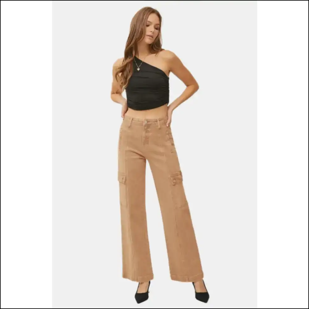 Wide Leg Magic: Risen High Rise Jeans for Sass & Class with Needful Things! 😜✨ - on Sale Worldwide Shipping