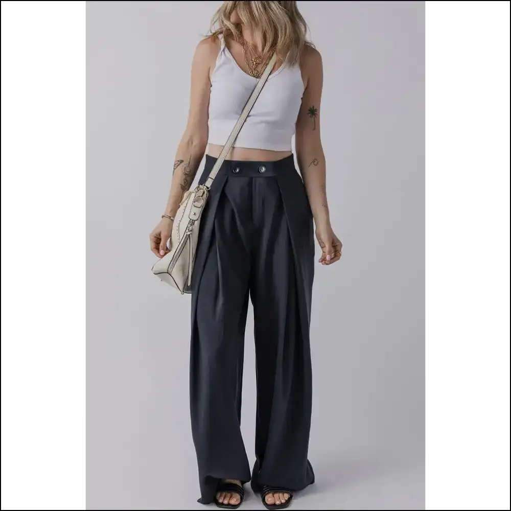 Wide Leg Pants: so High Waist They’re Basically Skyscrapers 👖 Needful Things - Pants on Sale Worldwide Shipping
