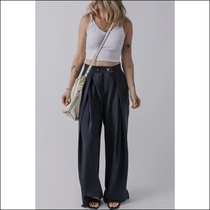 Wide Leg Pants: so High Waist They’re Basically Skyscrapers 👖 Needful Things - Pants on Sale Worldwide Shipping