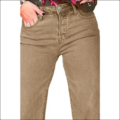 Wide Leg Wonder: Unleash your Inner Fashionista with Raw Hem Magic! - Jeans on Sale Worldwide Shipping