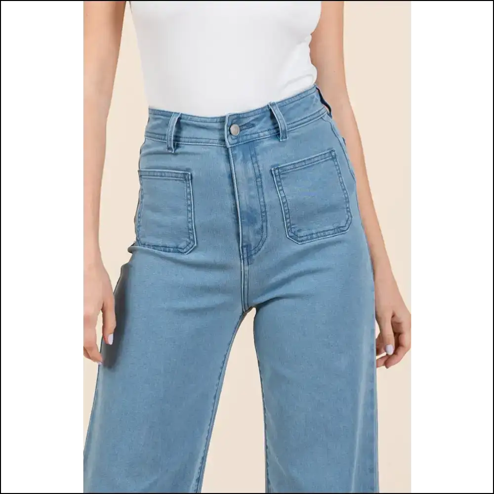 Wide Leg Wonders: High Waist Jeans to Lift your Spirits and Booty! - on Sale Worldwide Shipping