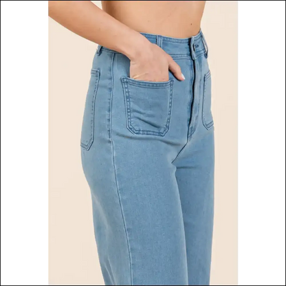 Wide Leg Wonders: High Waist Jeans to Lift your Spirits and Booty! - on Sale Worldwide Shipping