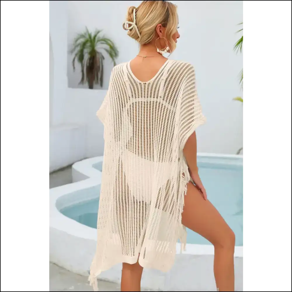 Wings Fringe Trim: Because Every Angel Deserves a Spotlight Moment 😇✨ - Cover-ups Swimwear on Sale Worldwide Shipping