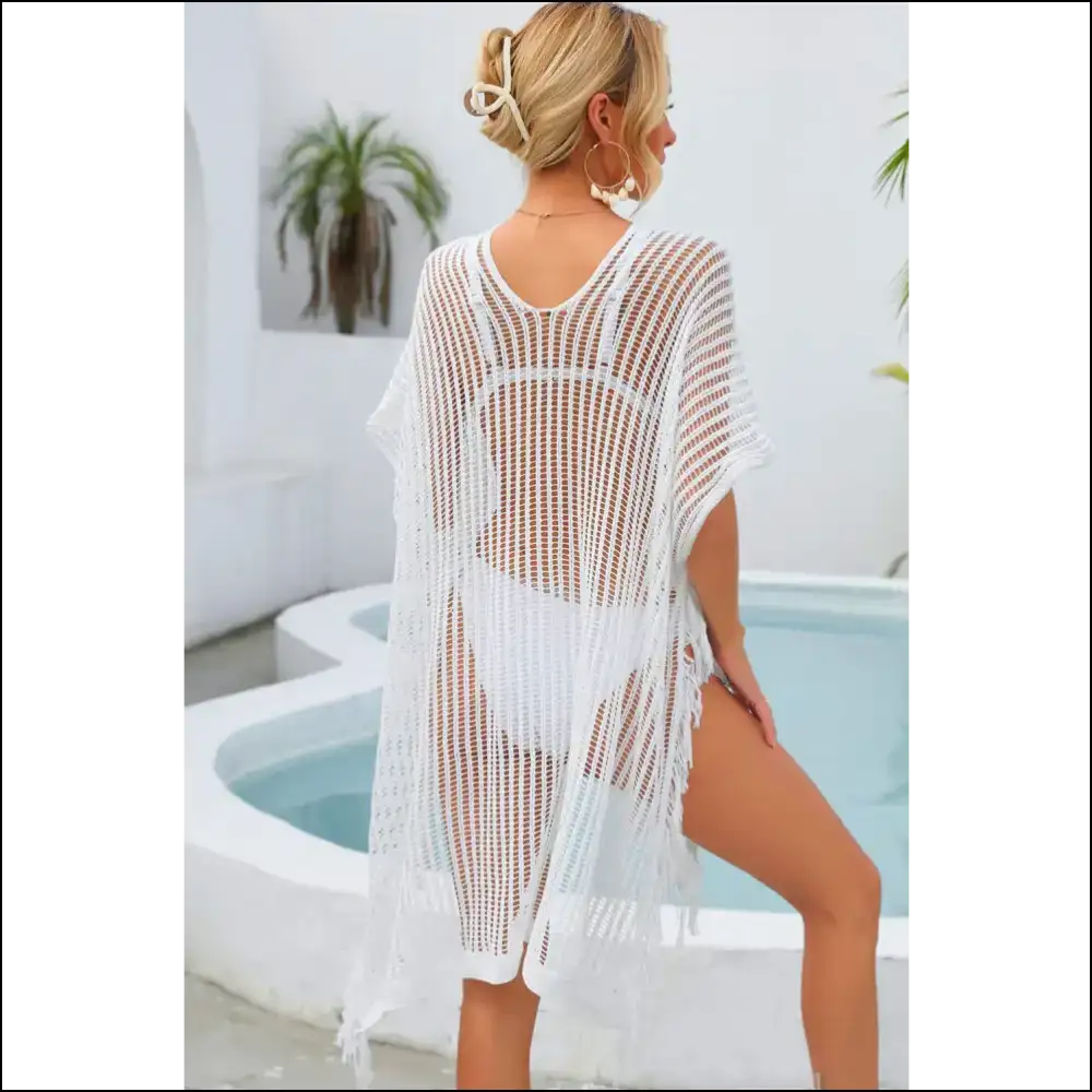 Wings Fringe Trim: Because Every Angel Deserves a Spotlight Moment 😇✨ - Cover-ups Swimwear on Sale Worldwide Shipping
