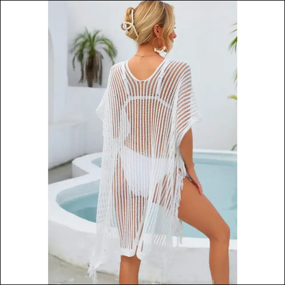 Wings Fringe Trim: Because Every Angel Deserves a Spotlight Moment 😇✨ - Cover-ups Swimwear on Sale Worldwide Shipping