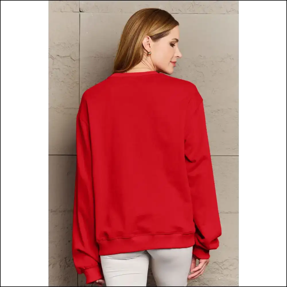 Wishing for a Snow Day Round Neck Sweatshirt - Sweatshirts & Hoodies on Sale Worldwide Shipping