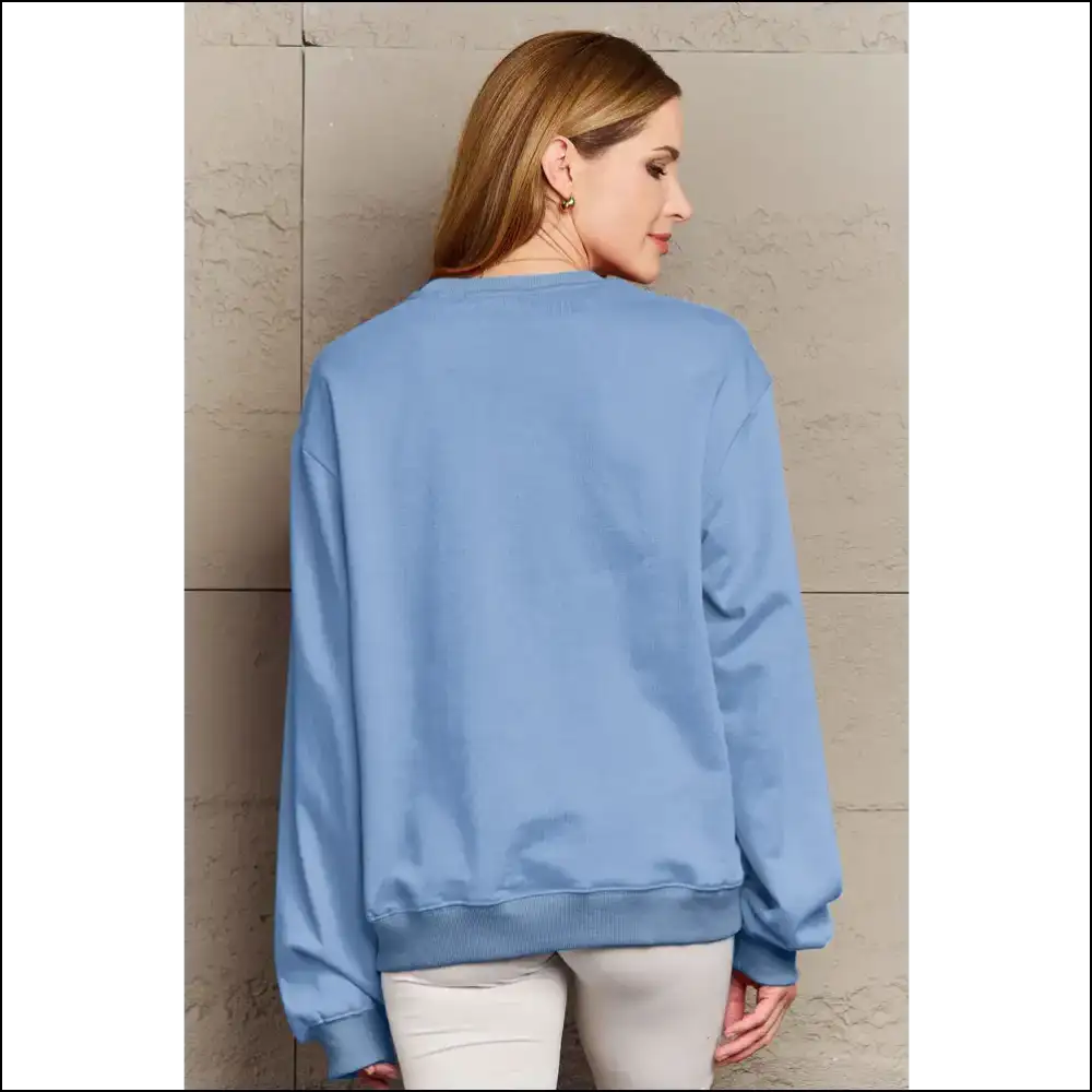 Wishing for a Snow Day Round Neck Sweatshirt - Sweatshirts & Hoodies on Sale Worldwide Shipping