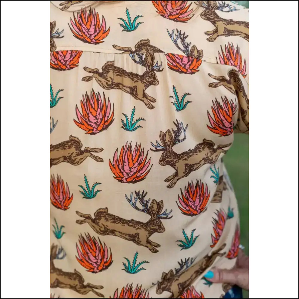 Yeehaw I’m Big & Western Pattern Print! 🤠 Size Freedom at Needful Things! - Plus Tops on Sale Worldwide Shipping