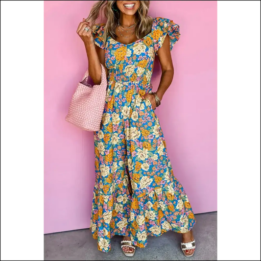 Yellow Floral High Waist Jumpsuit: Bloom Baby Bloom! 🌼 Needful Things - s - Jumpsuits & Rompers on Sale Worldwide Shipping