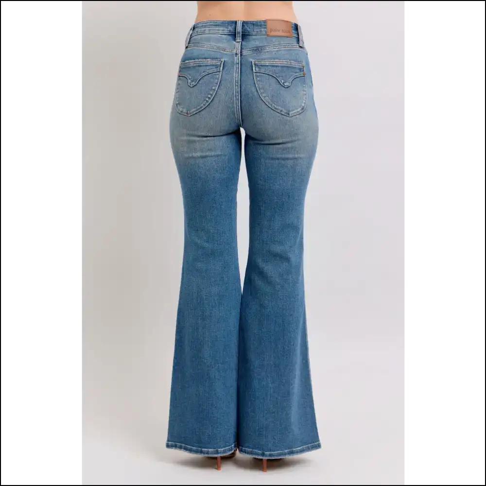 Your Tummy’s New Best Friend: Vintage Wash Jeans for Queen Vibes 👑🍑 - on Sale Worldwide Shipping