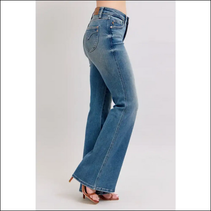Your Tummy’s New Best Friend: Vintage Wash Jeans for Queen Vibes 👑🍑 - on Sale Worldwide Shipping