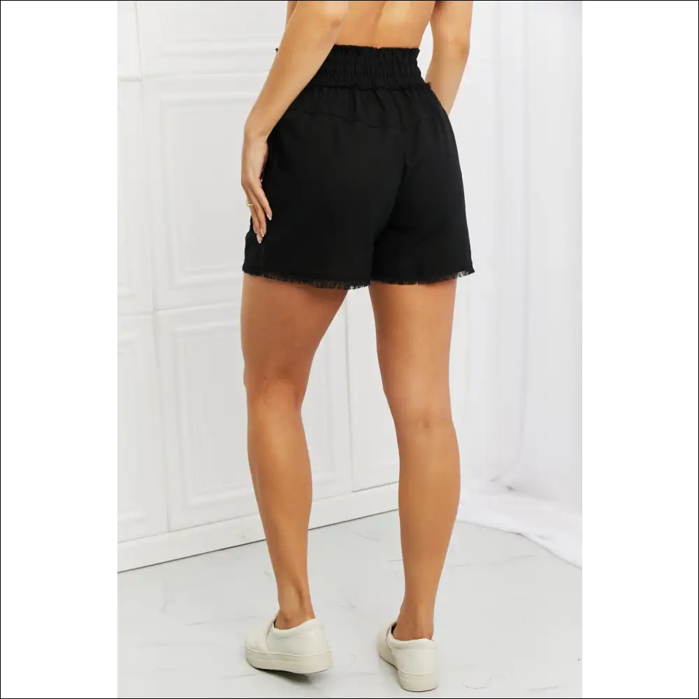 Zenana Seaside Linen Shorts for Women - on Sale Worldwide Shipping